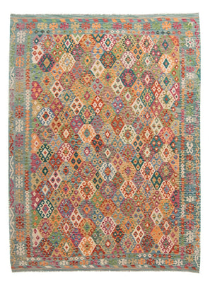 Kelim Carpet - Splash - 341 x 263 cm - flerfärgad