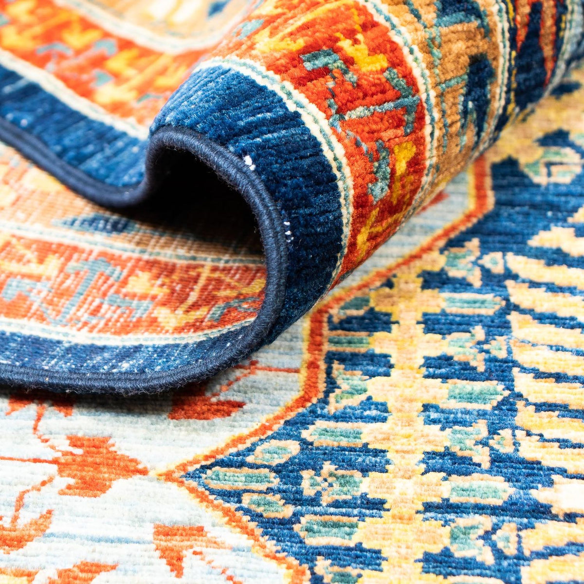 Ziegler Carpet - 415 x 298 cm - blå