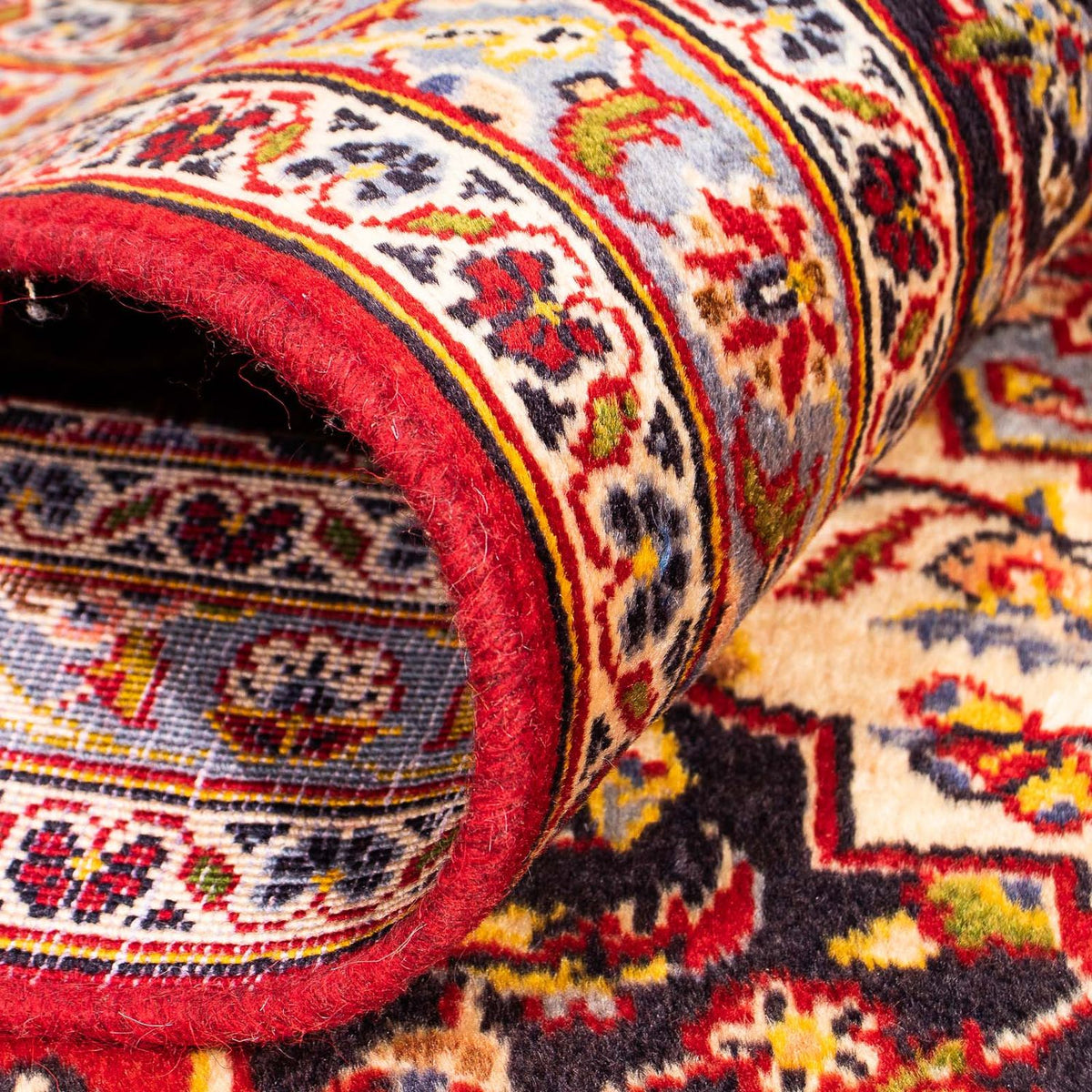 Persiska mattor - Keshan - 353 x 251 cm - röd