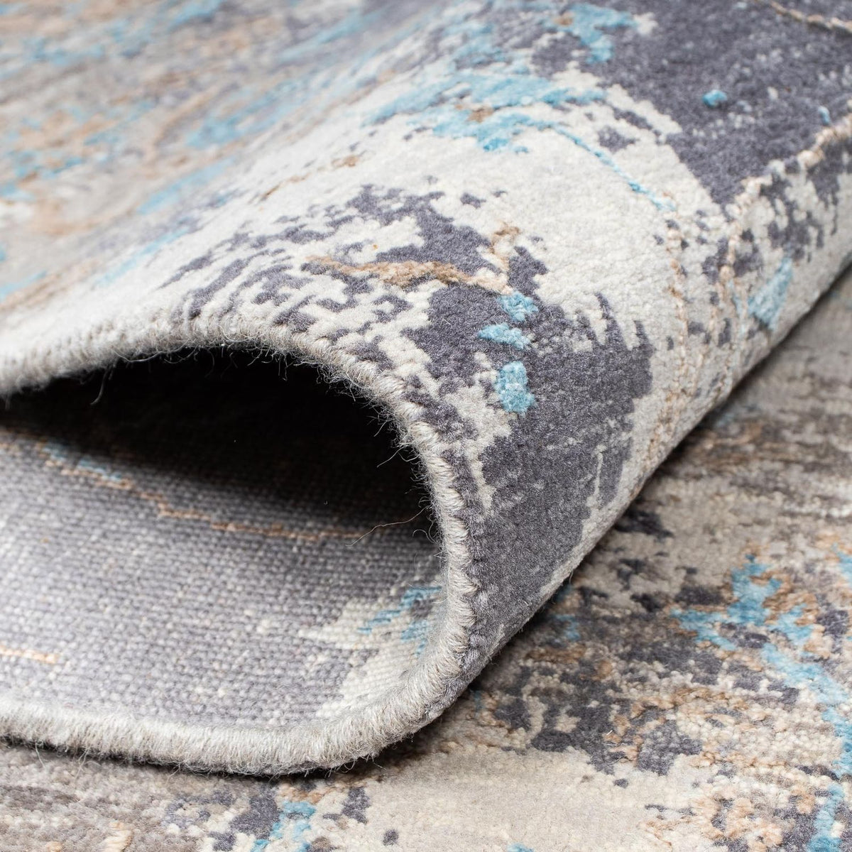 Designermatta - 350 x 248 cm - flerfärgad