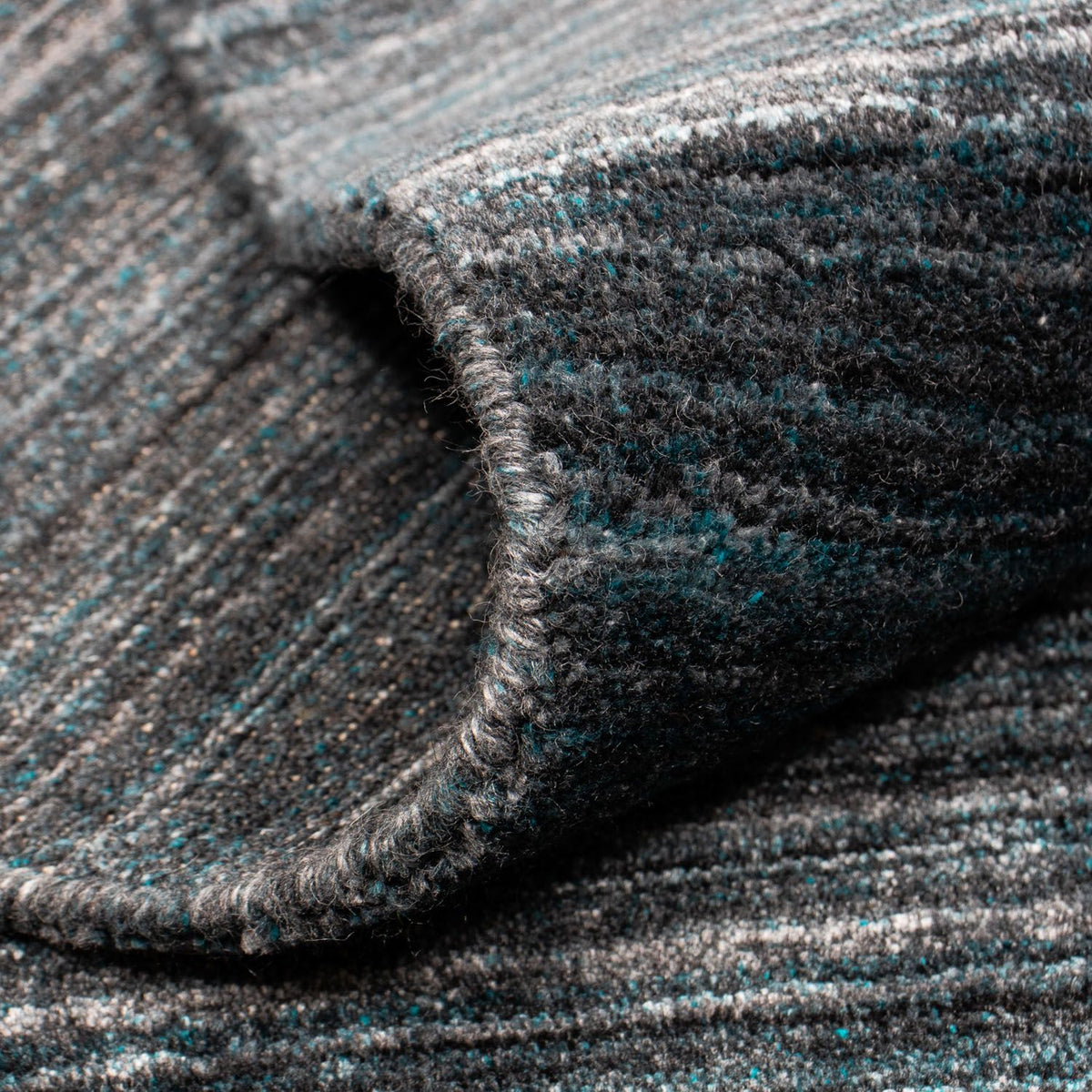 Vintage matta - 200 x 150 cm - mörkblå