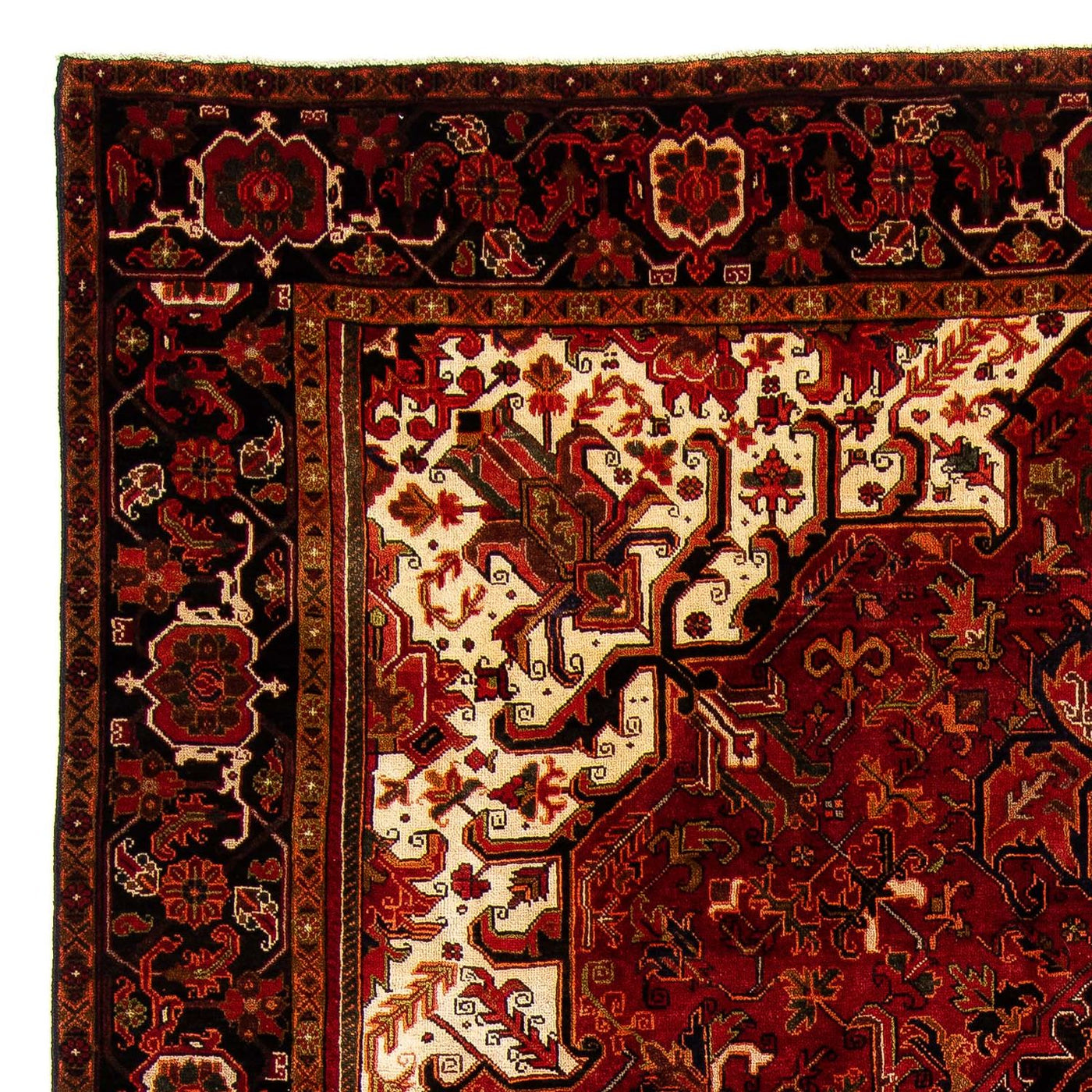 Persisk matta - Nomadic - 400 x 300 cm - mörkröd