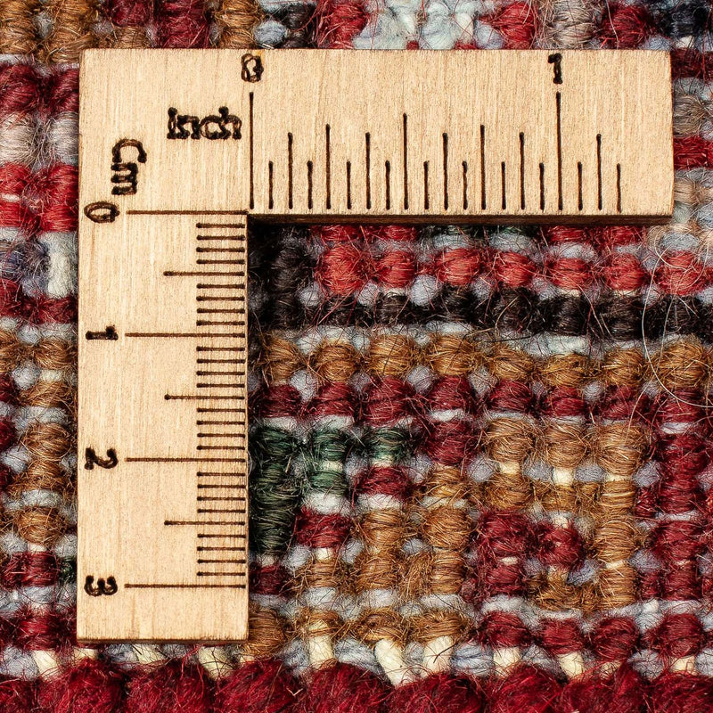 Persisk matta - Nomadic - 386 x 305 cm - mörkröd