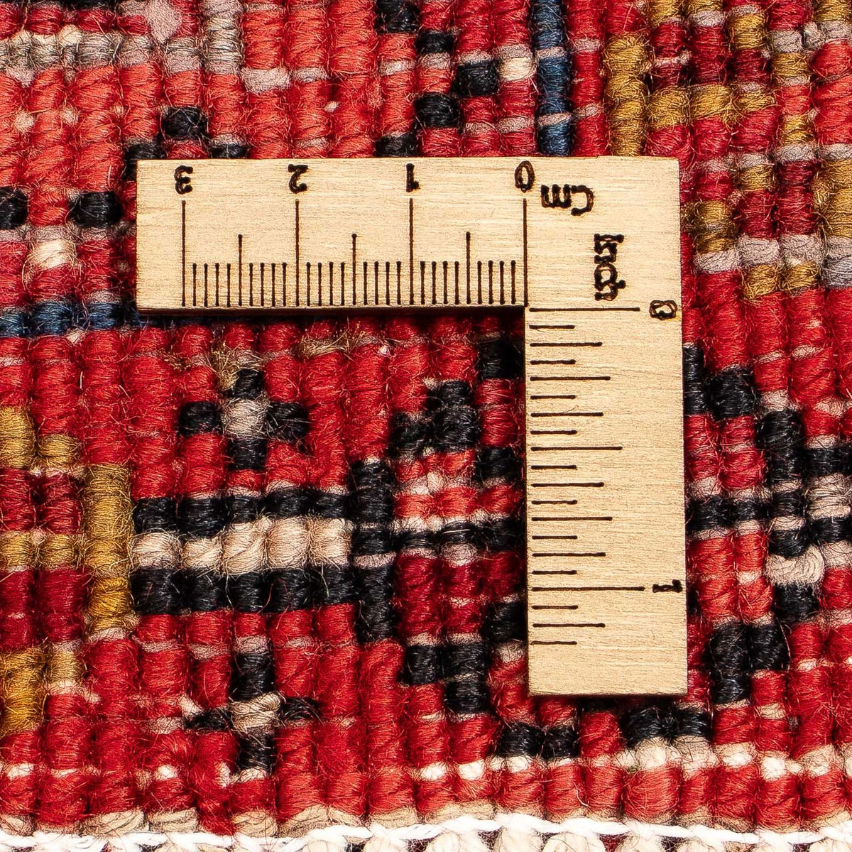 Persisk matta - Nomadic - 374 x 295 cm - mörkröd