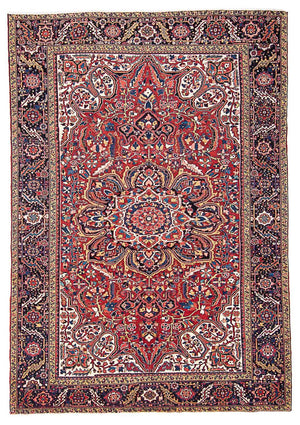 Persisk matta - Nomadic - 376 x 270 cm - röd