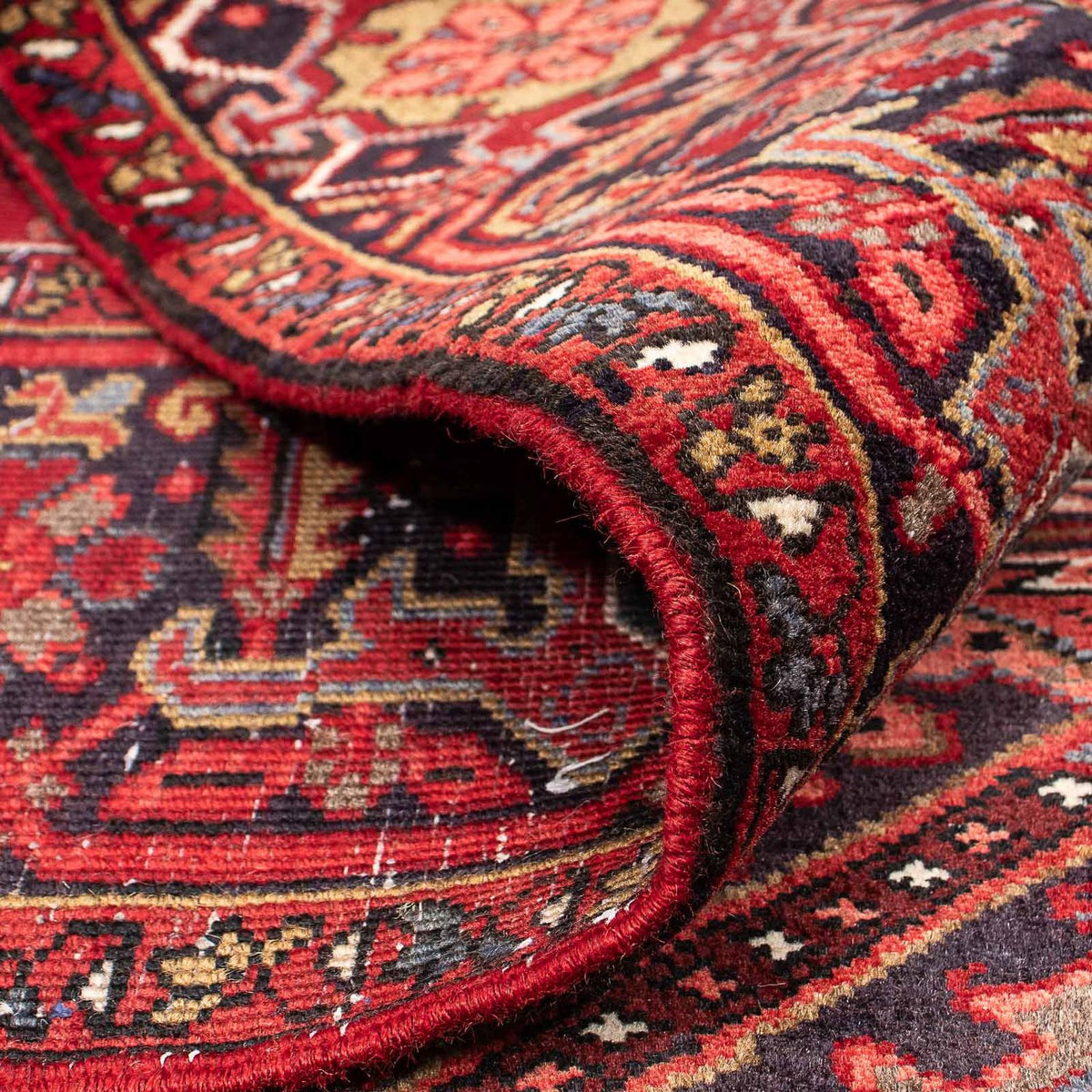 Persisk matta - Nomadic - 346 x 255 cm - mörkröd