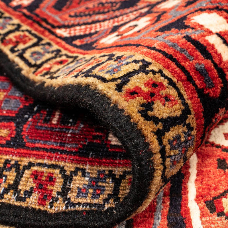 Persisk matta - Nomadic - 410 x 306 cm - mörkröd