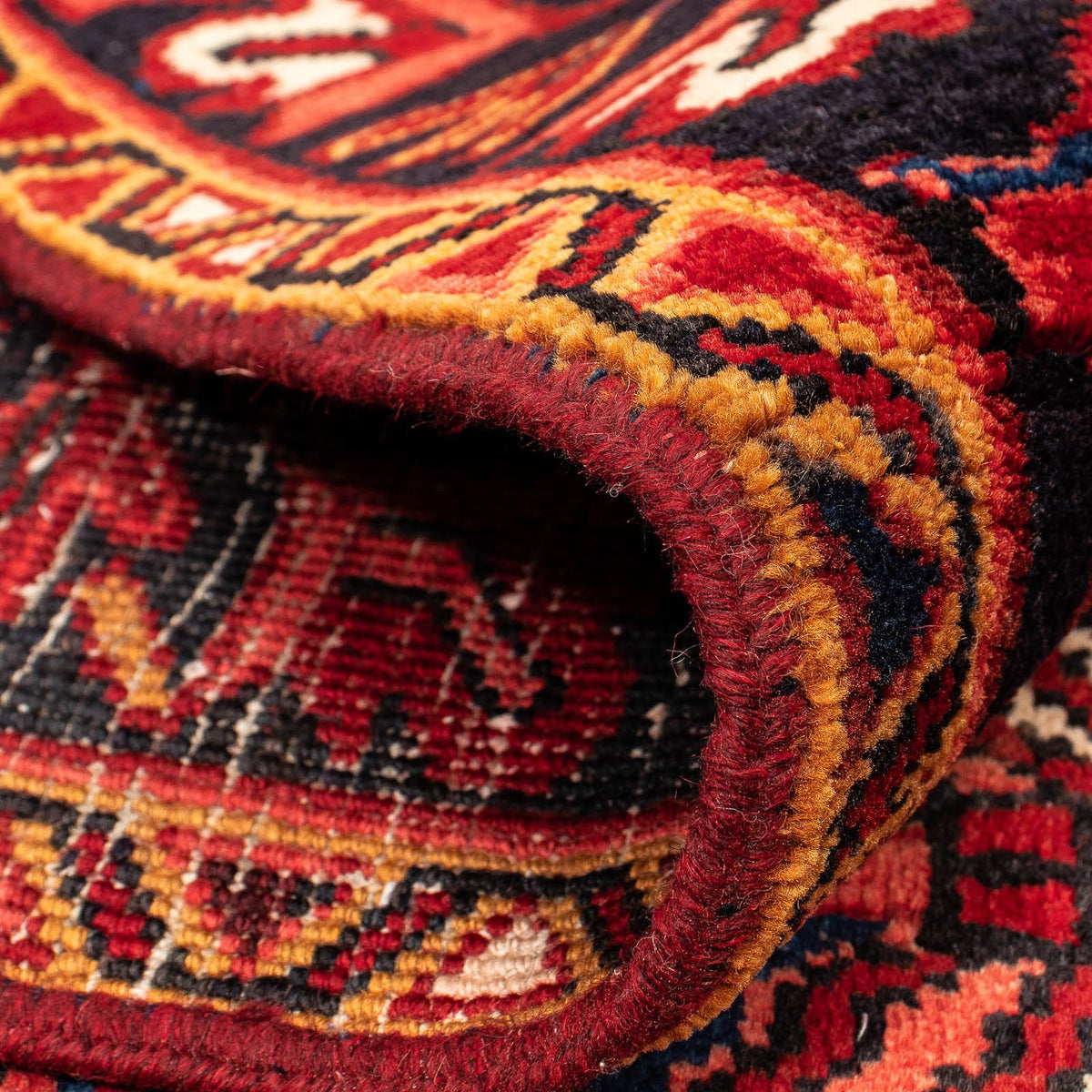 Persisk matta - Nomadic - 391 x 304 cm - mörkröd