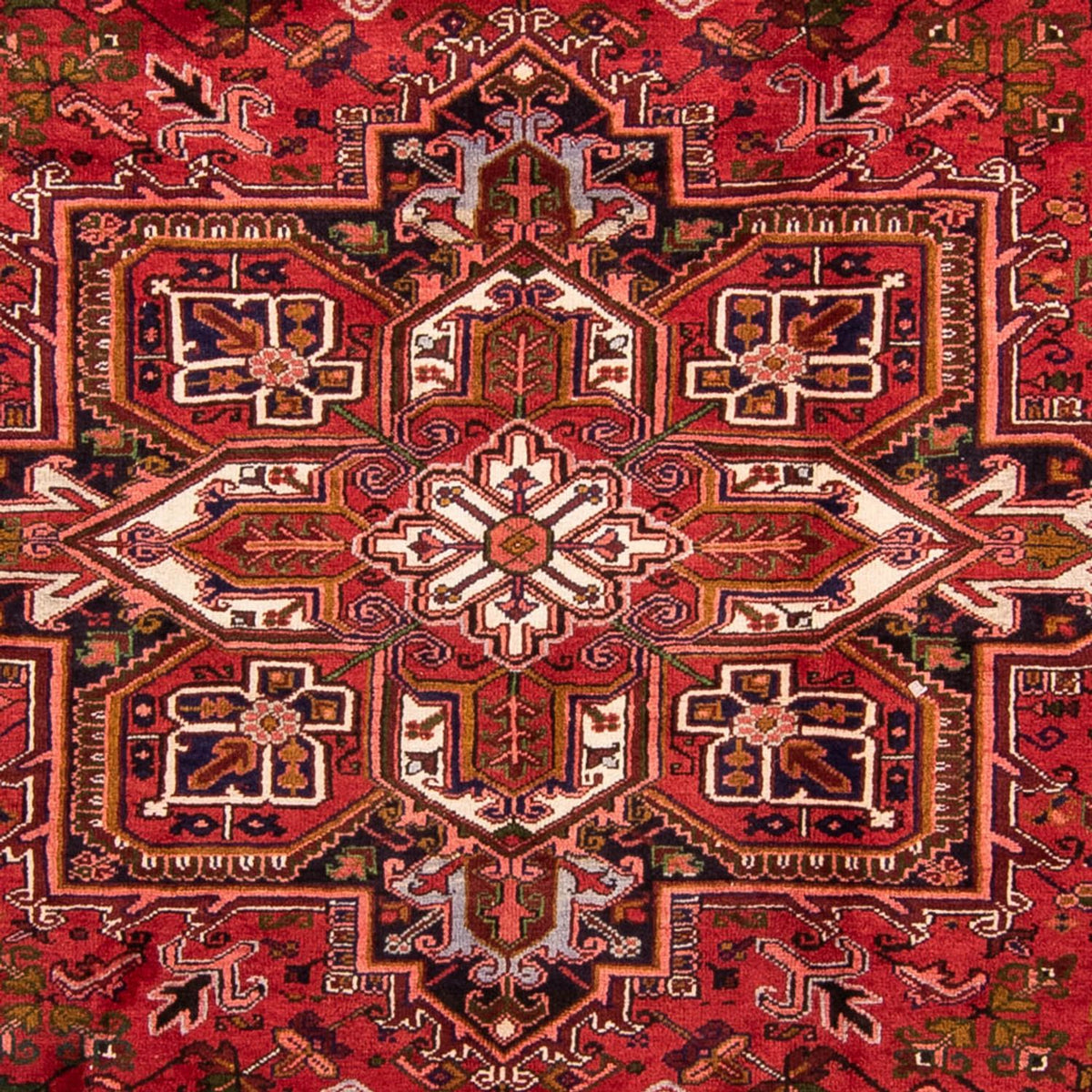 Persisk matta - Nomadic - 348 x 257 cm - mörkröd