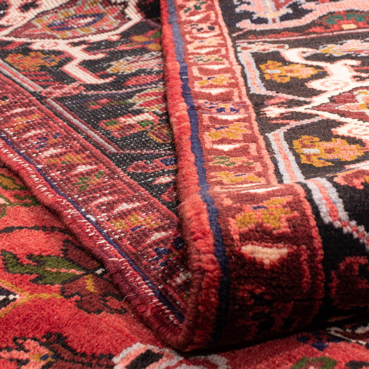 Persisk matta - Nomadic - 348 x 257 cm - mörkröd