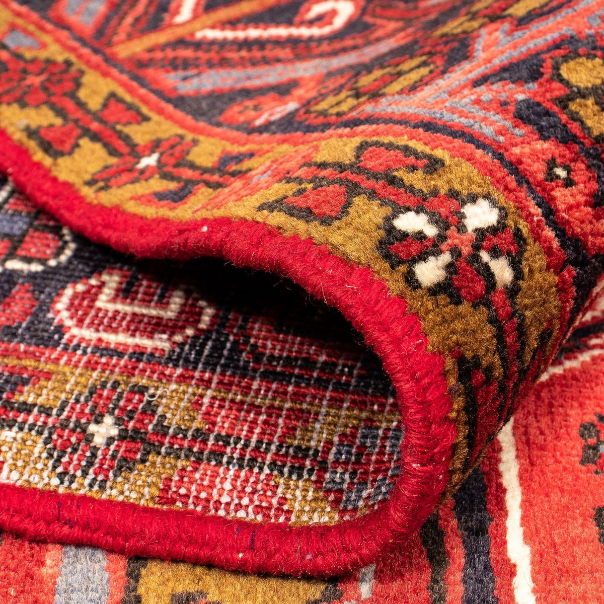 Persisk matta - Nomadic - 398 x 298 cm - mörkröd