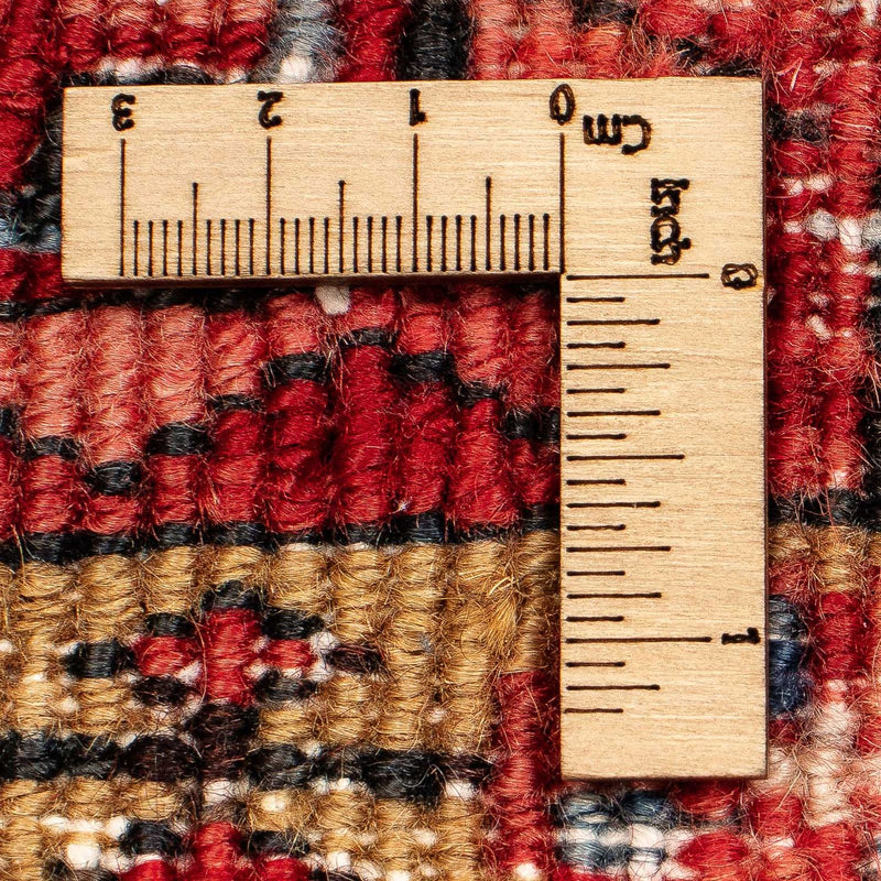 Persisk matta - Nomadic - 397 x 304 cm - mörkröd