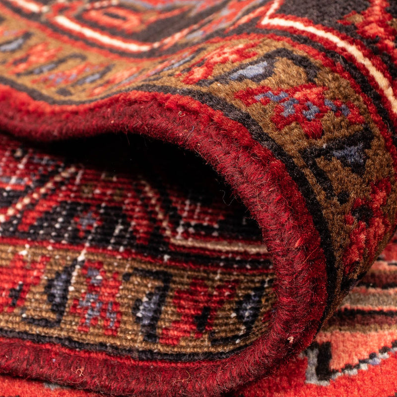 Persisk matta - Nomadic - 390 x 300 cm - mörkröd