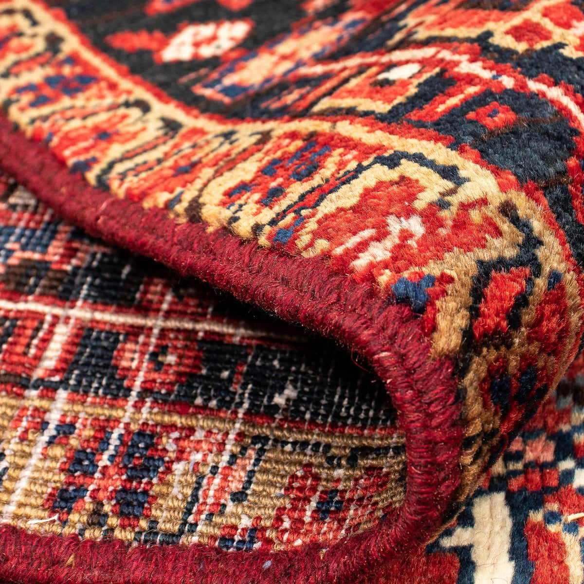 Persisk matta - Nomadic - 384 x 280 cm - mörkröd