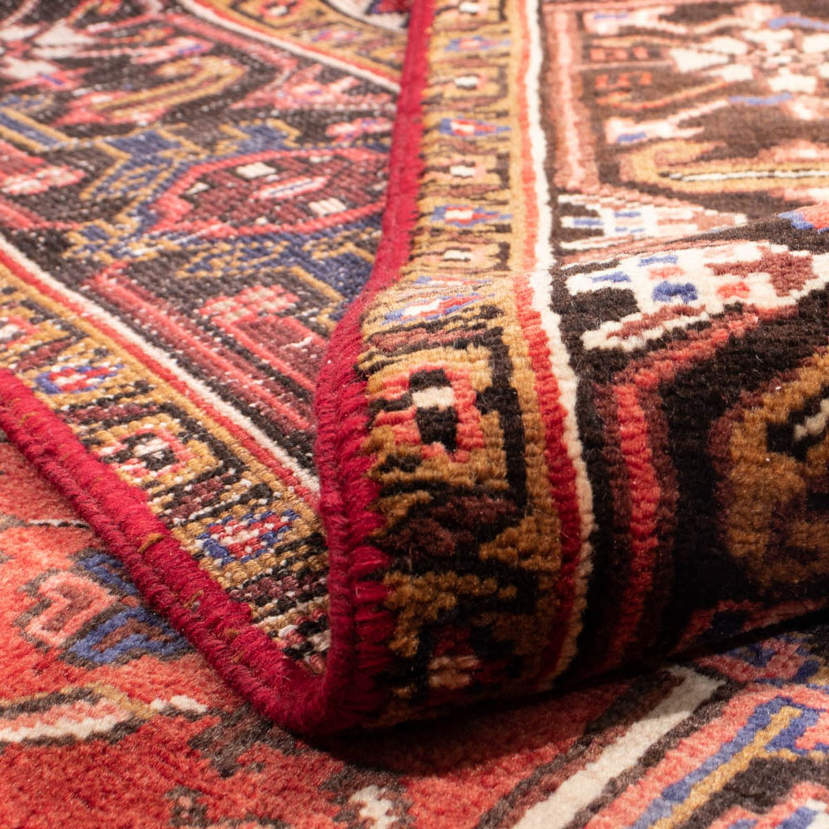 Persisk matta - Nomadic - 331 x 248 cm - mörkröd