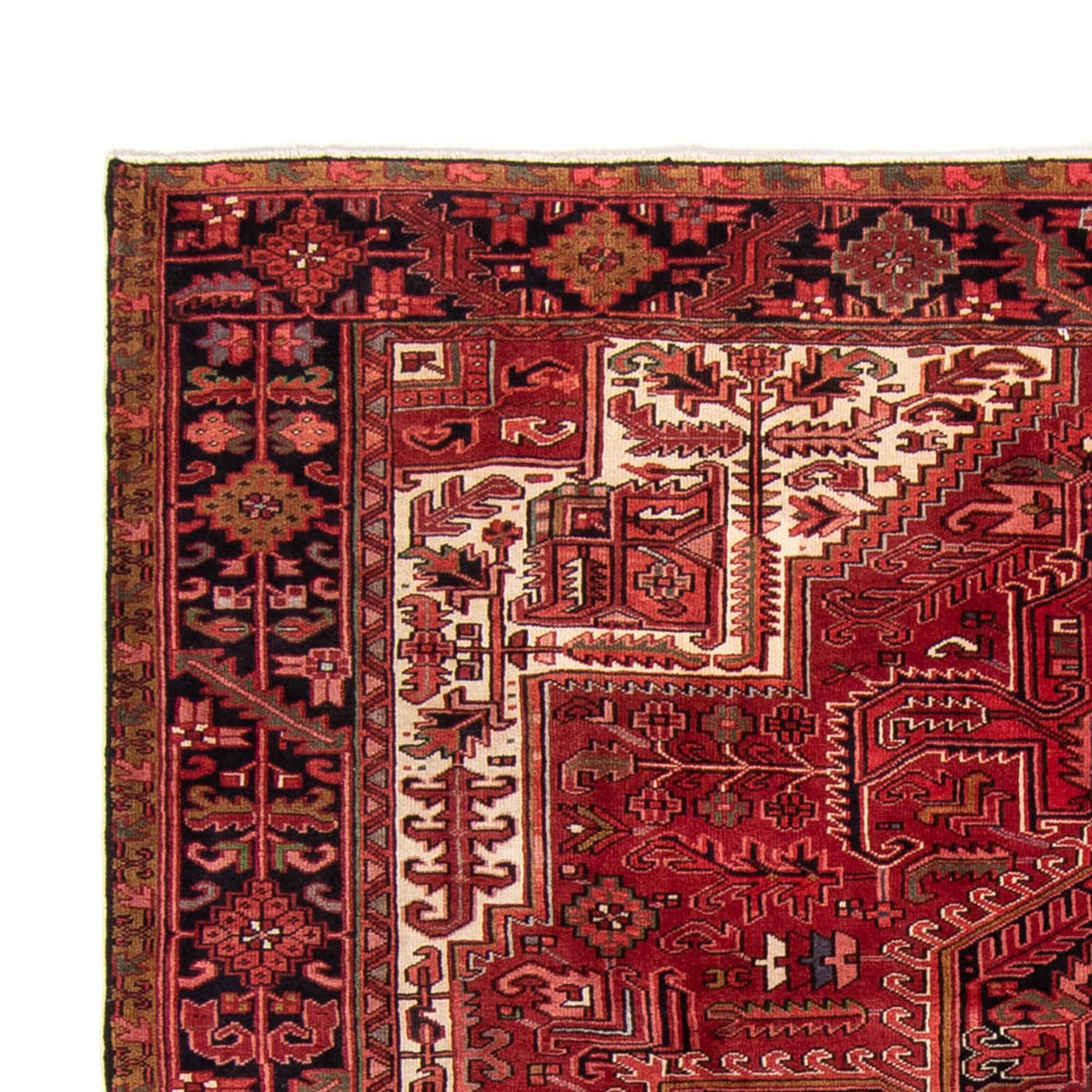 Persisk matta - Nomadic - 338 x 245 cm - mörkröd