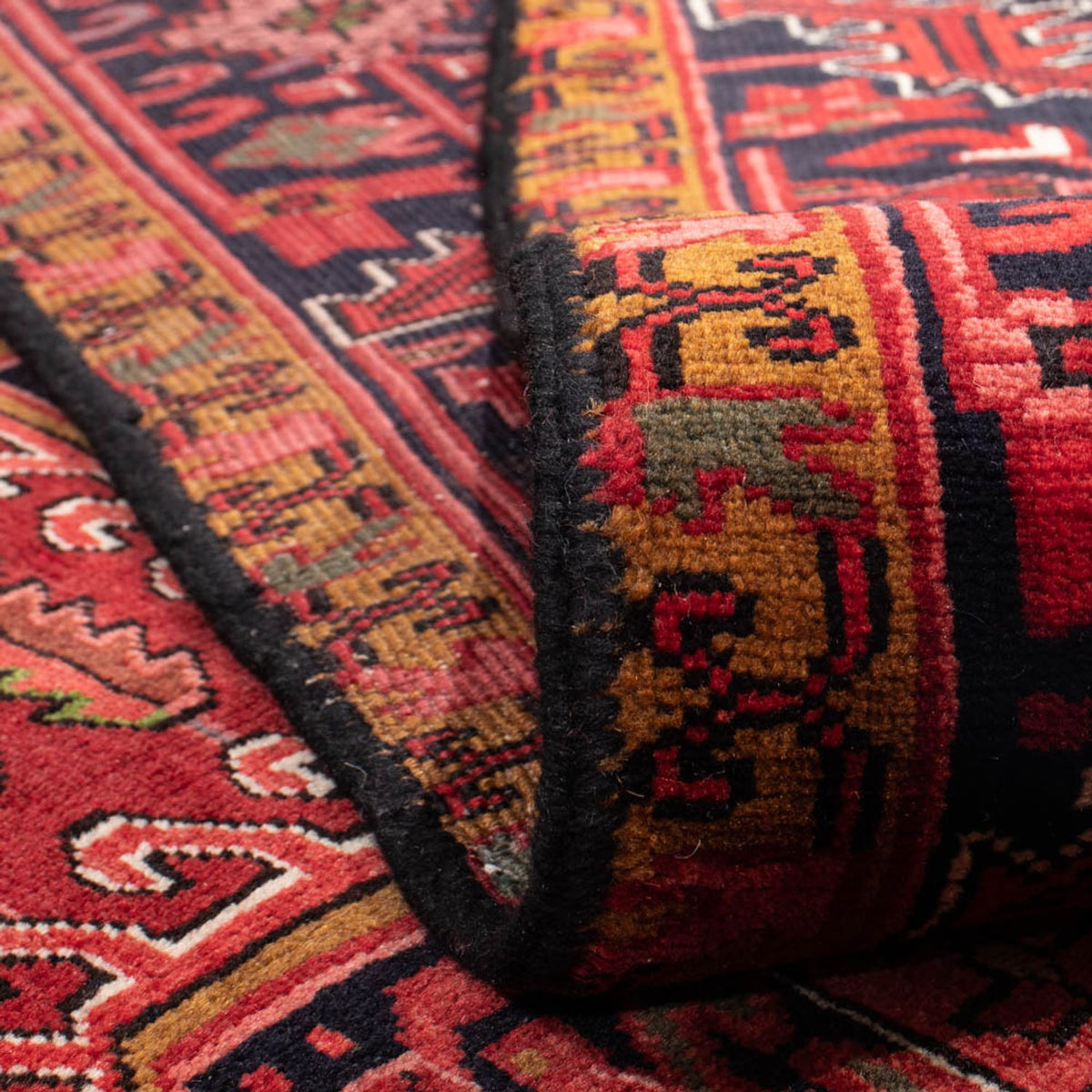 Persisk matta - Nomadic - 338 x 245 cm - mörkröd