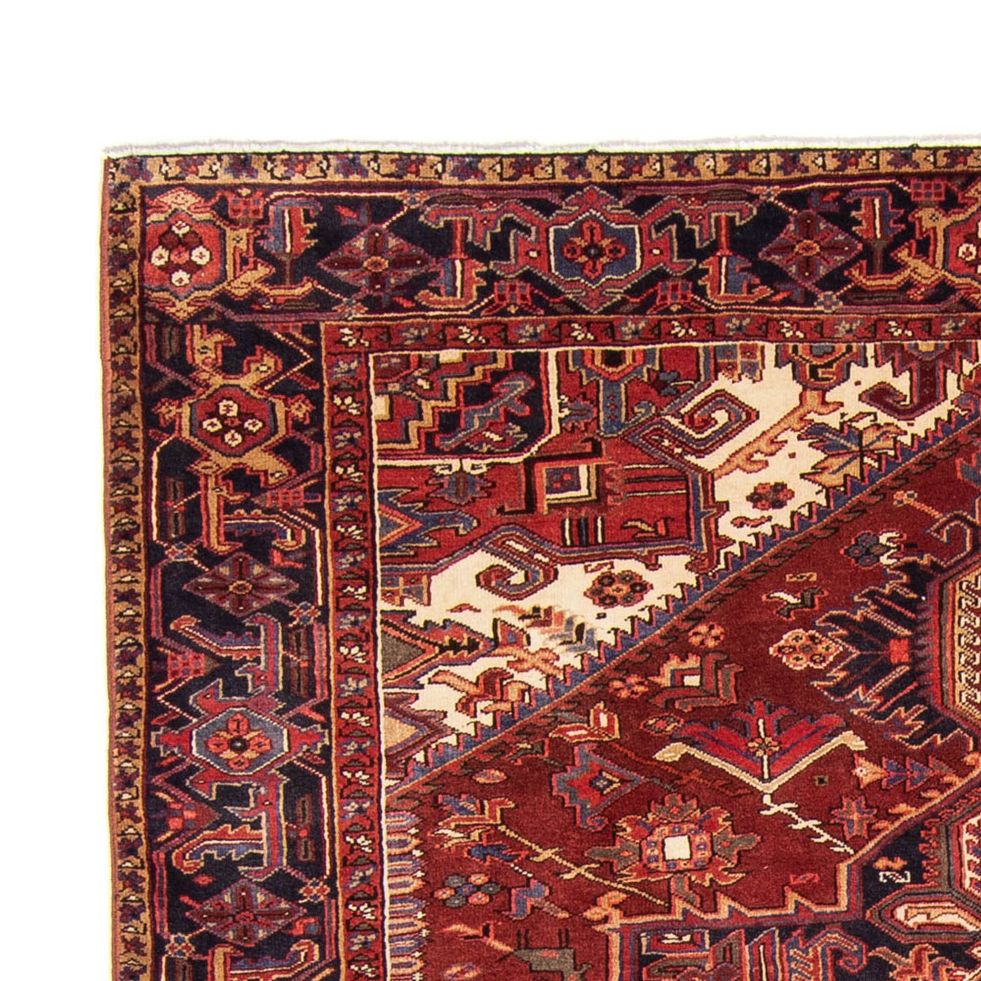Persisk matta - Nomadic - 335 x 246 cm - mörkröd