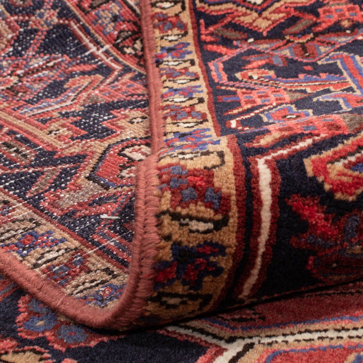 Persisk matta - Nomadic - 335 x 246 cm - mörkröd