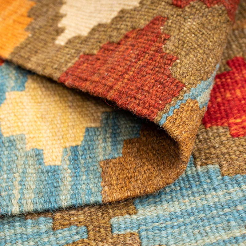 Kelim Carpet - Splash - 125 x 80 cm - flerfärgad