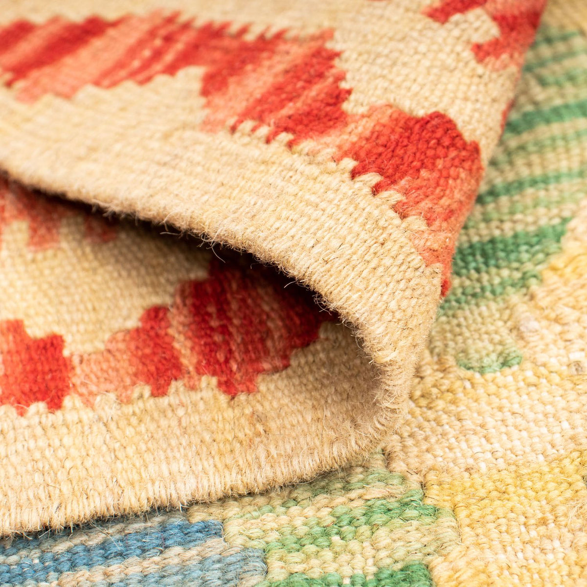 Kelim Carpet - Splash - 125 x 80 cm - flerfärgad