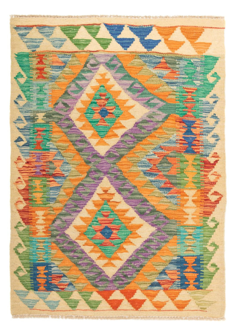 Kelim Carpet - Splash - 125 x 80 cm - flerfärgad