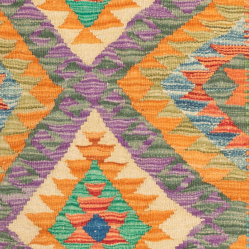 Kelim Carpet - Splash - 125 x 80 cm - flerfärgad