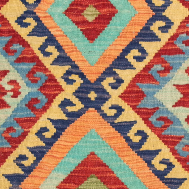 Kelim Carpet - Splash - 125 x 80 cm - flerfärgad