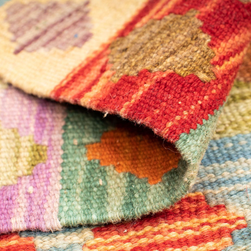 Kelim Carpet - Splash - 125 x 80 cm - flerfärgad