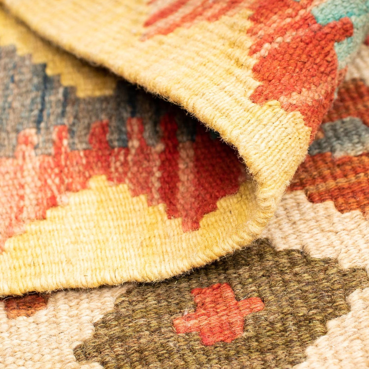 Kelim Carpet - Splash - 125 x 80 cm - flerfärgad