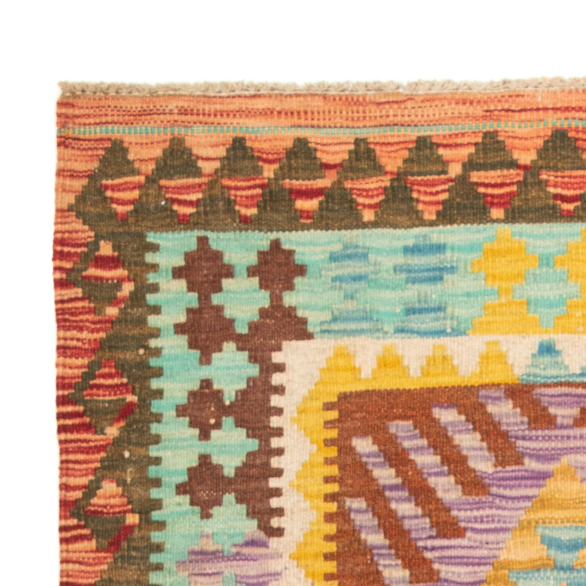 Kelim Carpet - Splash - 125 x 80 cm - flerfärgad