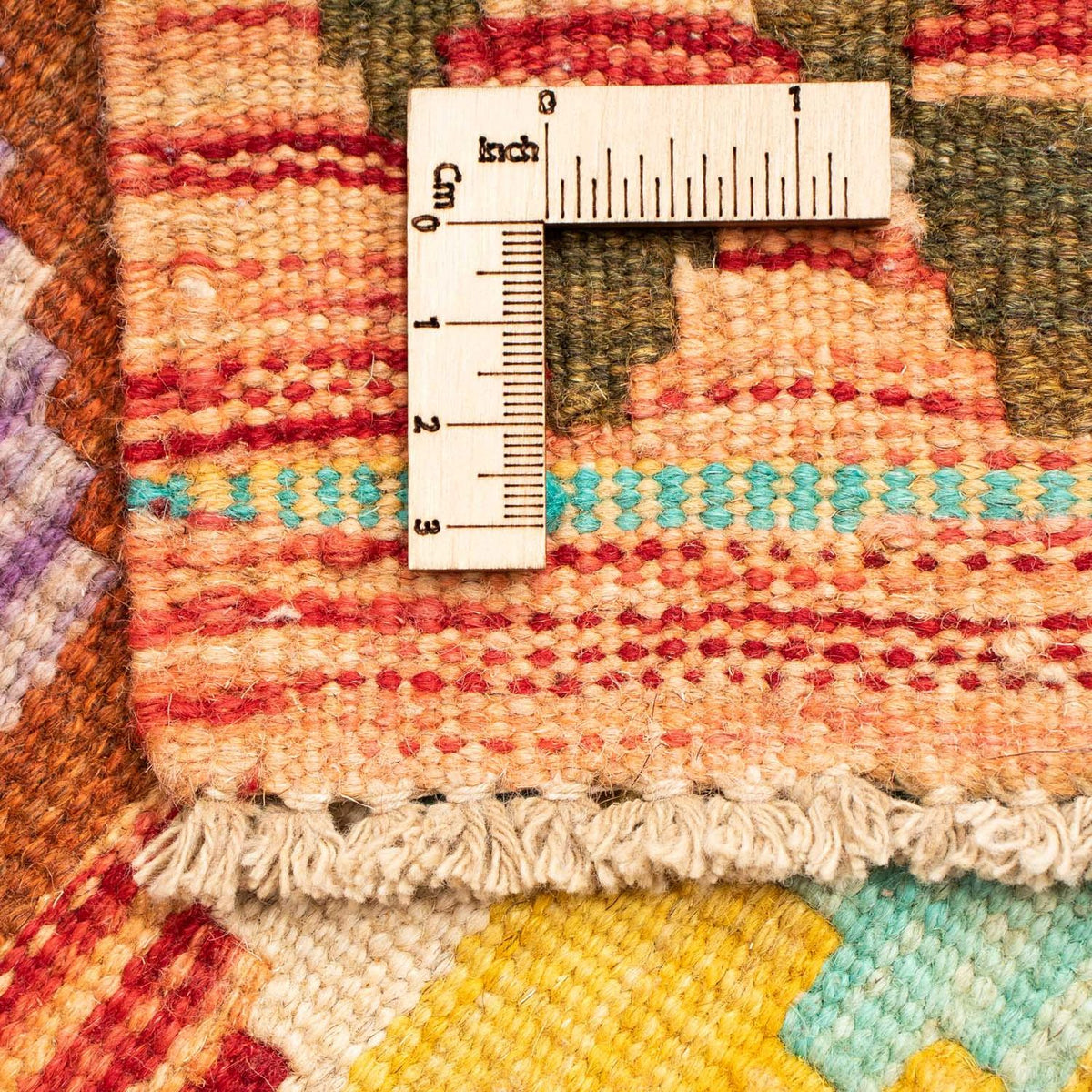 Kelim Carpet - Splash - 125 x 80 cm - flerfärgad