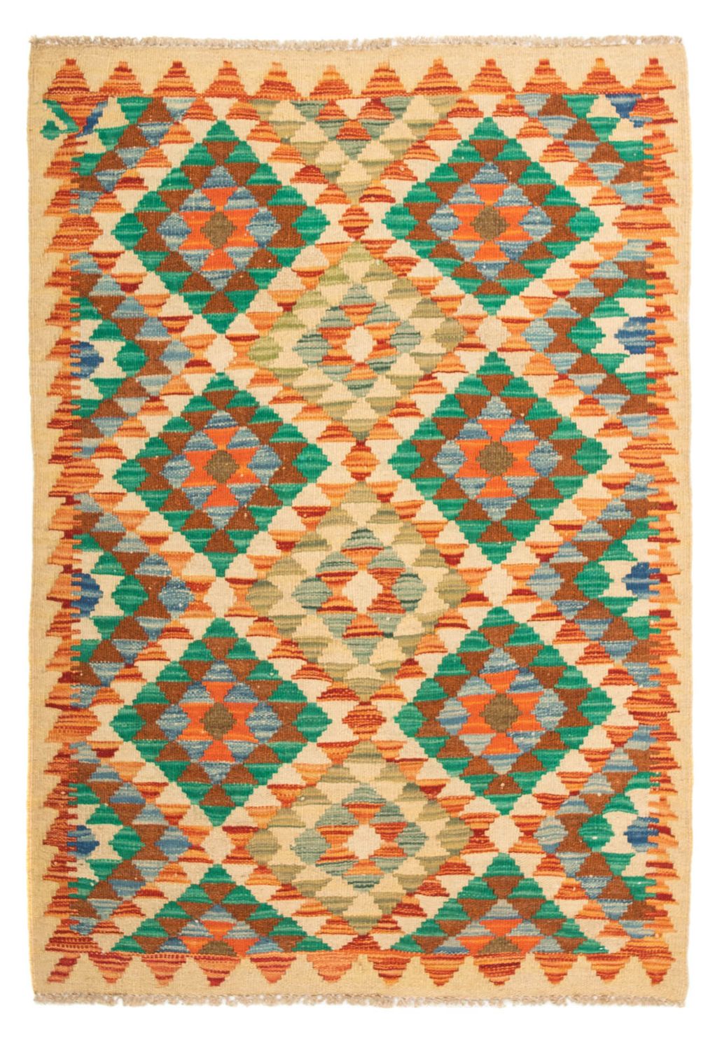 Kelim Carpet - Splash - 125 x 80 cm - flerfärgad