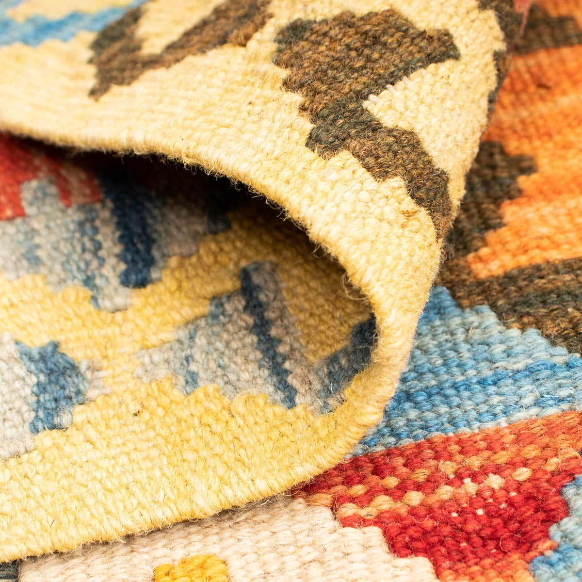 Kelim Carpet - Splash - 125 x 80 cm - flerfärgad