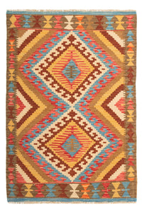 Kelim Carpet - Splash - 121 x 85 cm - flerfärgad