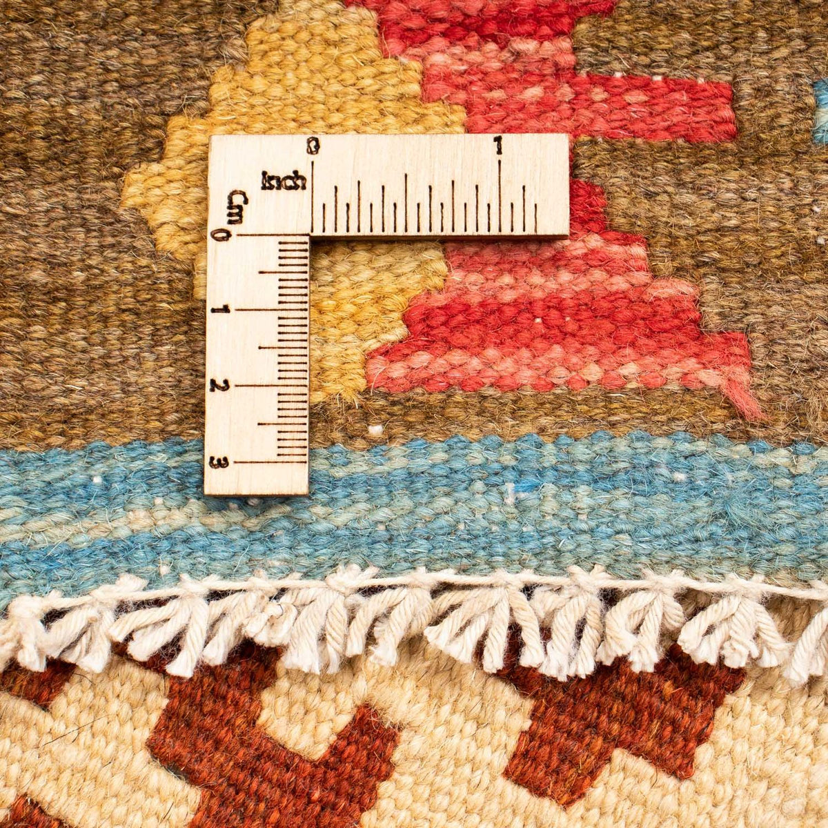 Kelim Carpet - Splash - 121 x 85 cm - flerfärgad