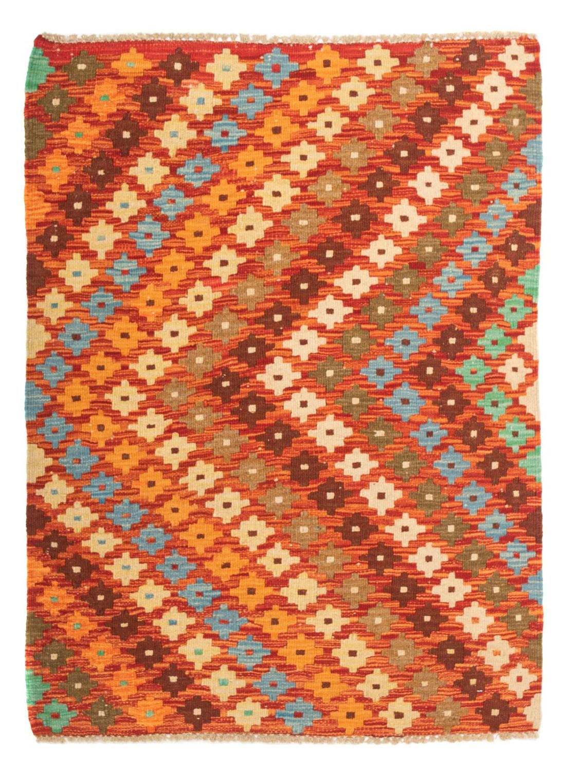 Kelim Carpet - Splash - 121 x 89 cm - flerfärgad