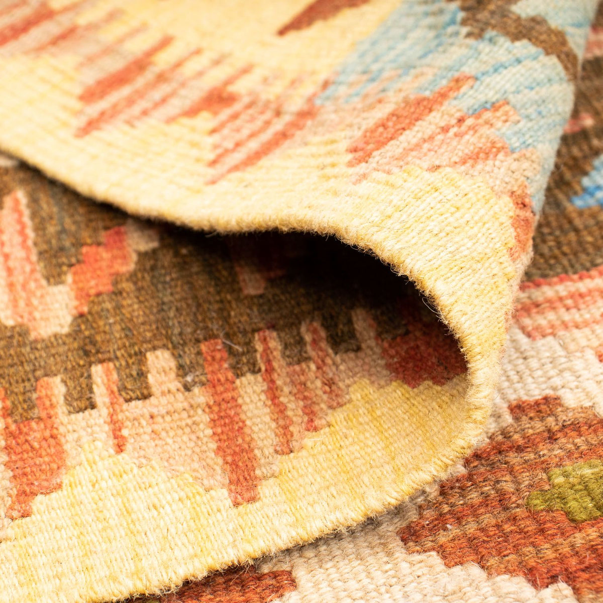 Kelim Carpet - Splash - 124 x 86 cm - flerfärgad