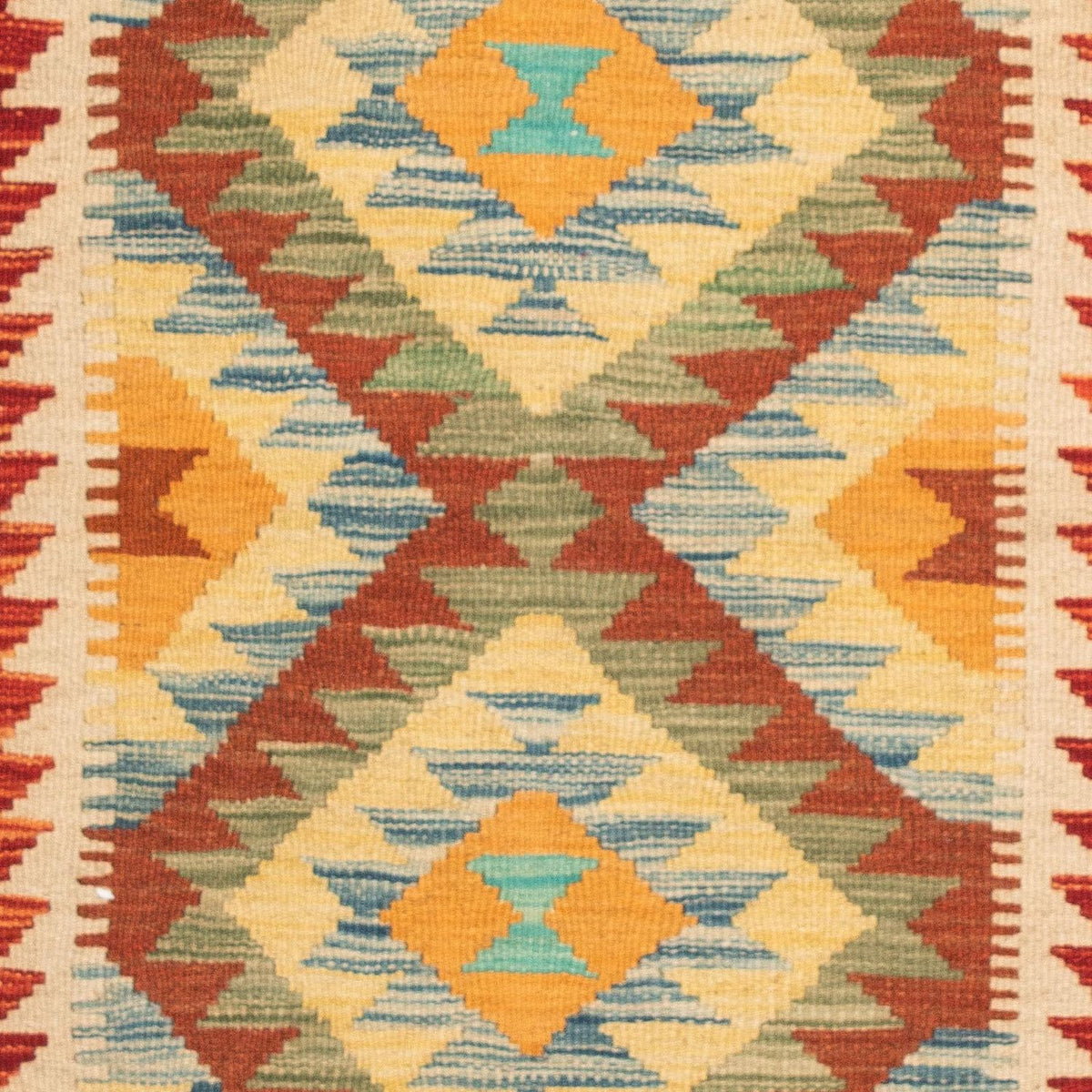 Kelim Carpet - Splash - 124 x 86 cm - flerfärgad