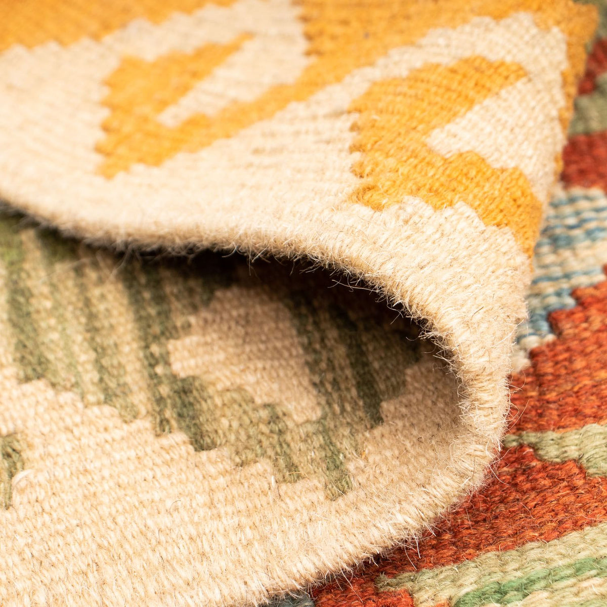 Kelim Carpet - Splash - 124 x 86 cm - flerfärgad