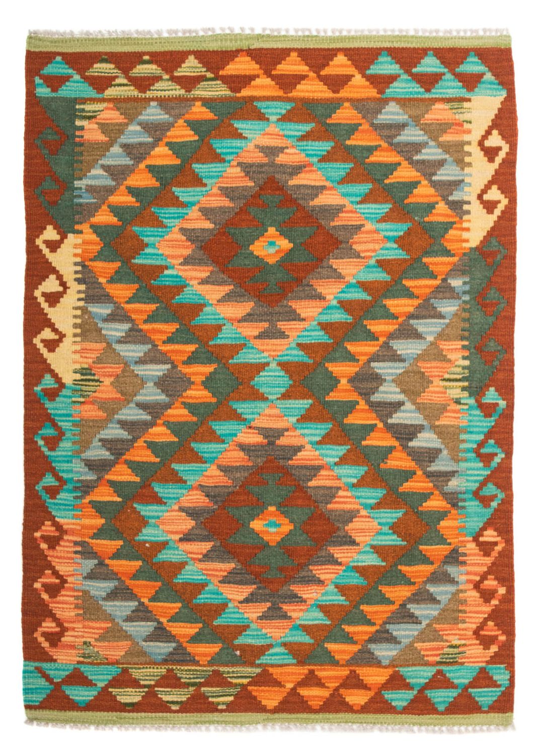 Kelim Carpet - Splash - 125 x 80 cm - flerfärgad