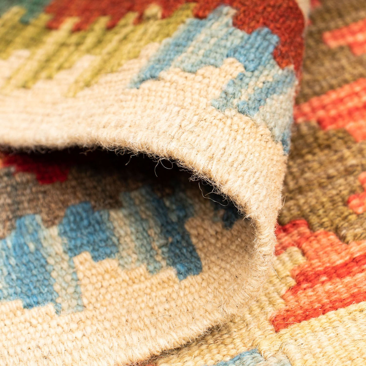 Kelim Carpet - Splash - 125 x 80 cm - flerfärgad