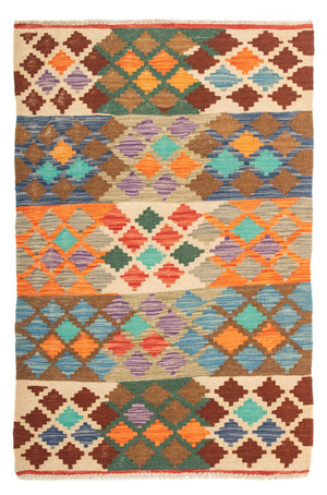 Kelim Carpet - Splash - 125 x 80 cm - flerfärgad