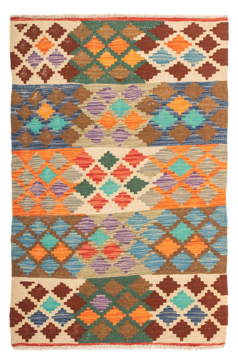 Kelim Carpet - Splash - 125 x 80 cm - flerfärgad