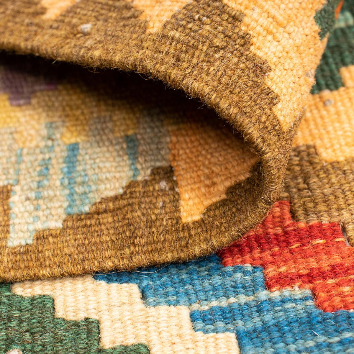 Kelim Carpet - Splash - 125 x 80 cm - flerfärgad