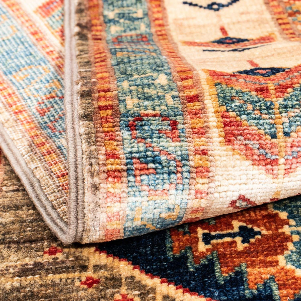 Runner Ziegler Carpet - Kazak - 249 x 73 cm - ljusbrun