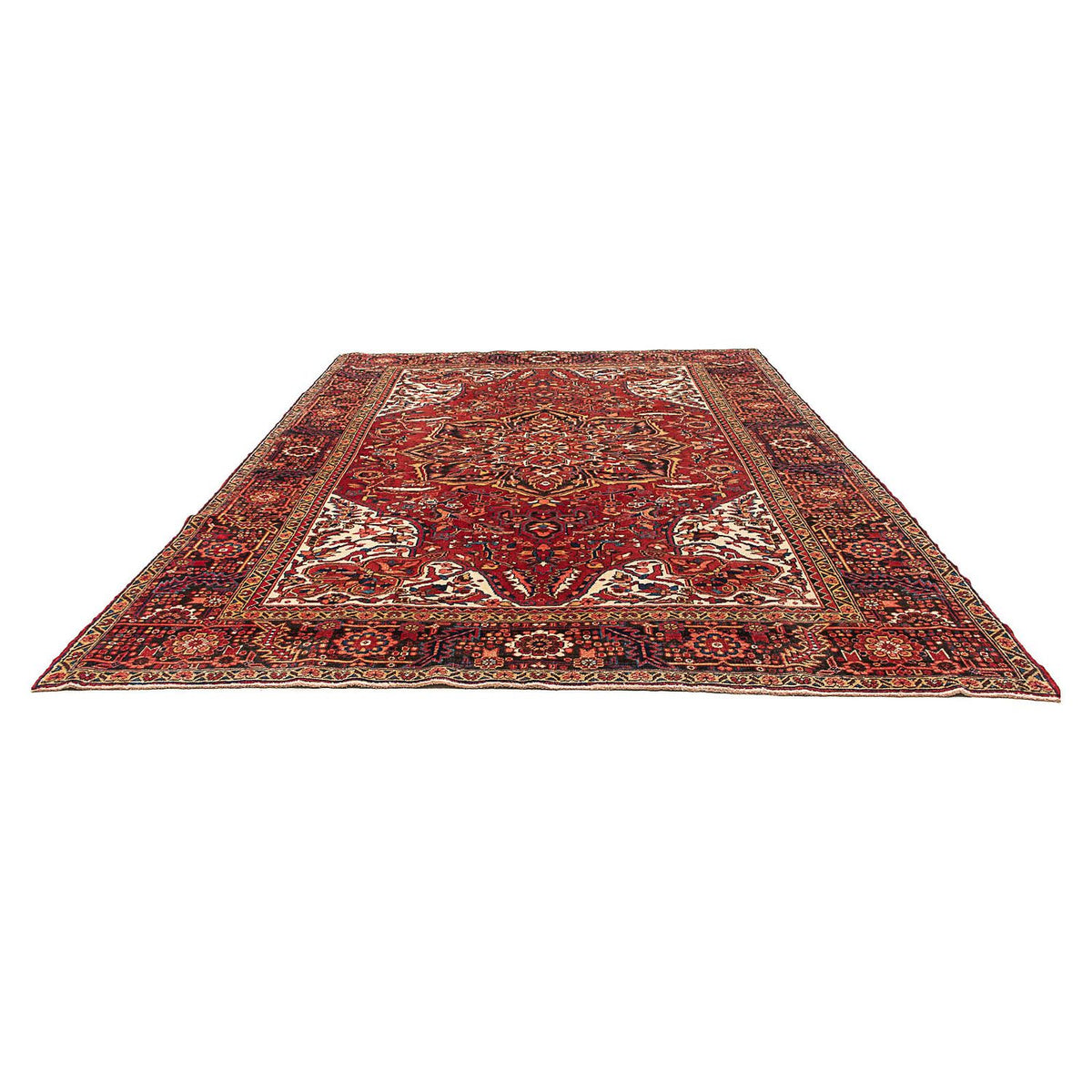 Persisk matta - Nomadic - 347 x 244 cm - mörkröd