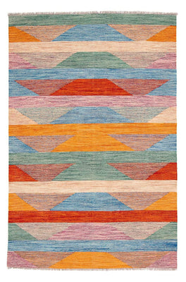 Kelim Carpet - Splash - 244 x 159 cm - flerfärgad