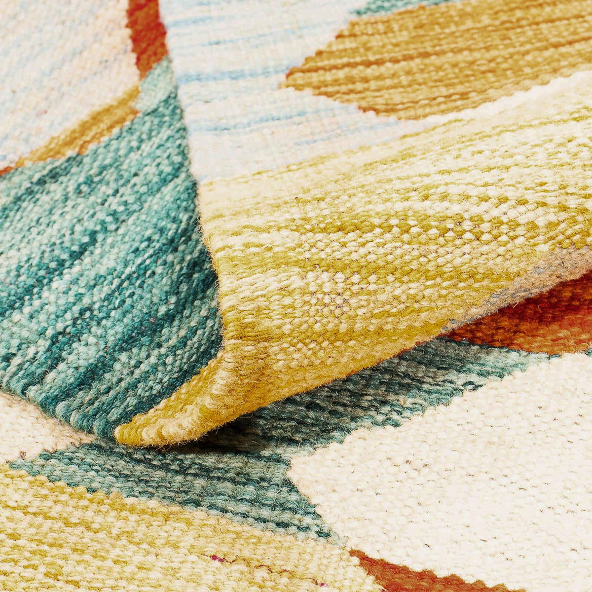 Kelim Carpet - Splash - 244 x 170 cm - flerfärgad