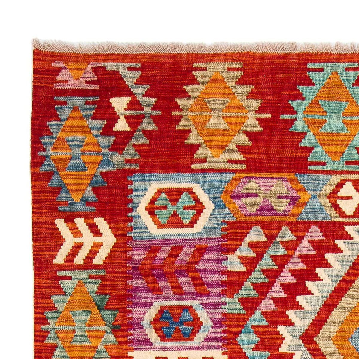 Kelim Carpet - Splash - 236 x 170 cm - flerfärgad